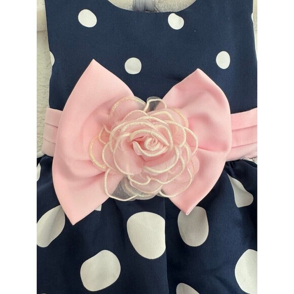 Rare Editions New polka dot dress‎ 18m - Picture 2 of 5